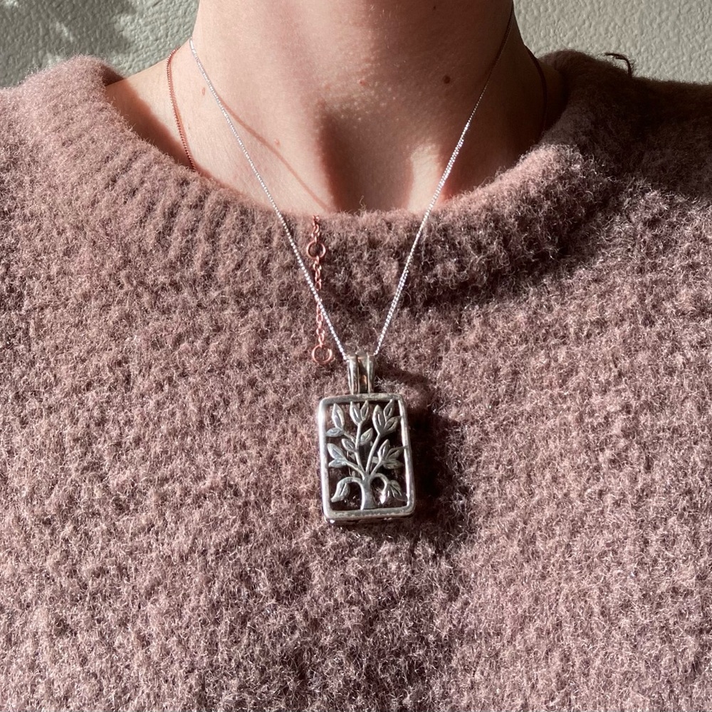 Silver Tree of Life Pendant Necklace - Silver 925 - Picture 2 of 10